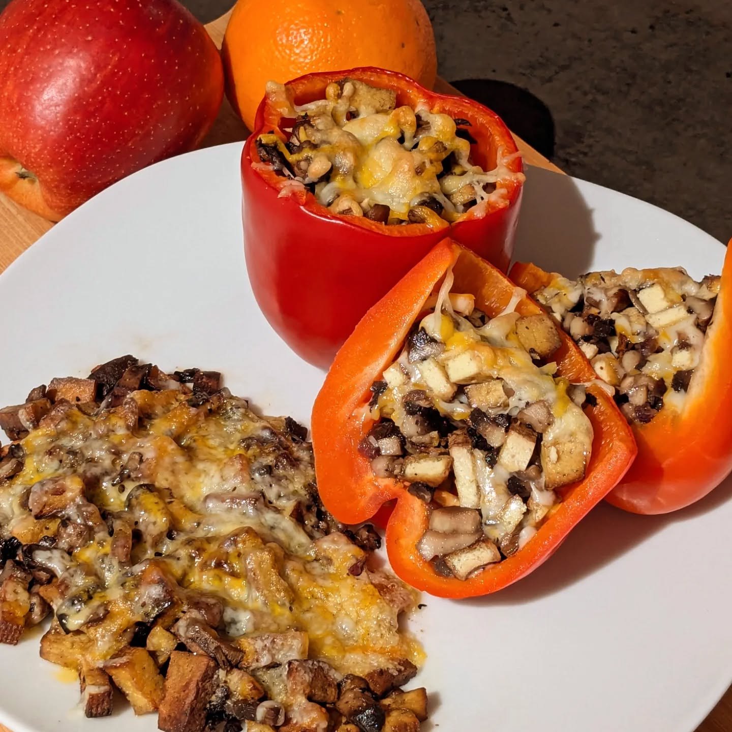 Thumbnail for Gefüllte Paprika mit Champignons