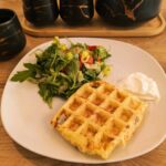 Kartoffelwaffeln die sich als Beilage für beliebige Gerichte eignen