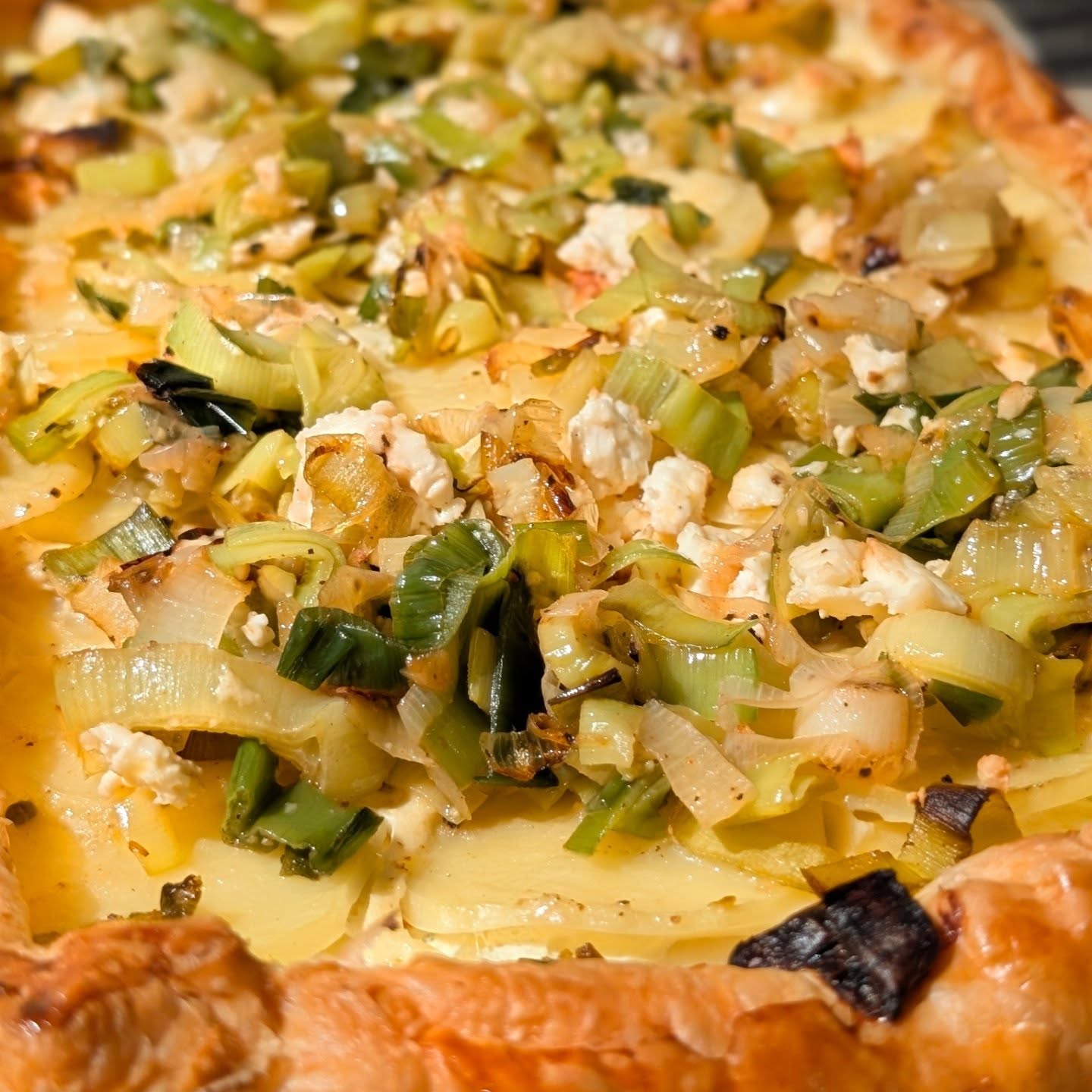 Thumbnail for Porree-Kartoffel-Galette mit Feta