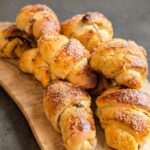 Salzkaramell-Schoko-Brioche-Hörnchen