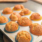Sauerteig-Muffins mit Weintrauben