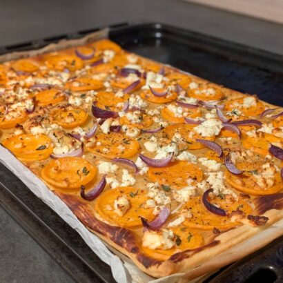 Süßkartoffel-Blätterteig-Tarte