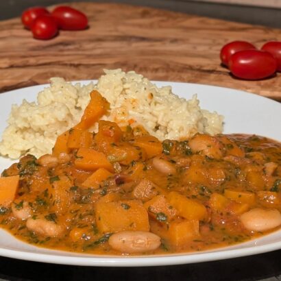 Süßkartoffel-Erdnuss-Curry