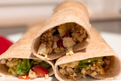 Thumbnail for Wraps mit Tofu und Gemüsefüllung