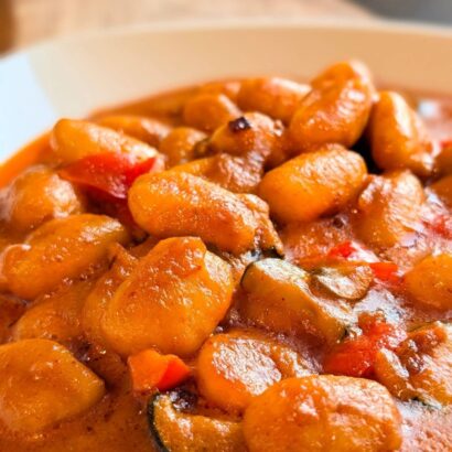 Gnocchi mit Gemüse in Thai Sauce