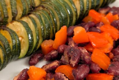 Thumbnail for Zucchinispieße mit gebratenem Gemüse